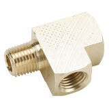 Female Pipe to Male Pipe - Street Tee - Brass Pipe Fittings